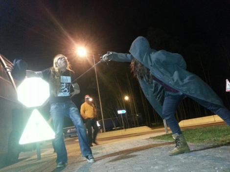 Random truck stop in Hungary where bass players are taken outside for target practice. Because they are bass players.