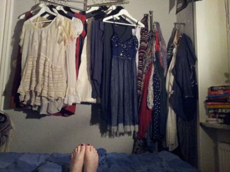 Happy. Superficial and happy.